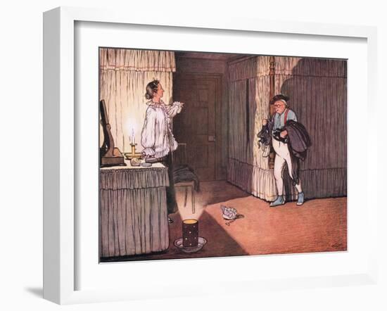 I Trust Ma'Am, Resumed Mr Pickwick, That My Unblemished Character and.."-Cecil Aldin-Framed Giclee Print
