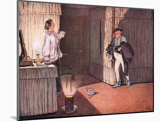 I Trust Ma'Am, Resumed Mr Pickwick, That My Unblemished Character and.."-Cecil Aldin-Mounted Giclee Print