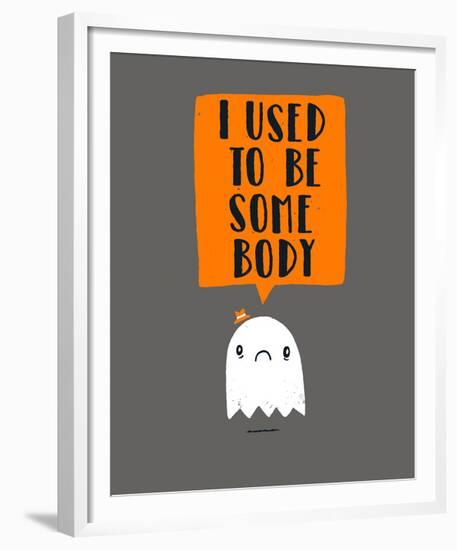 I Used To Be Some Body-Michael Buxton-Framed Art Print