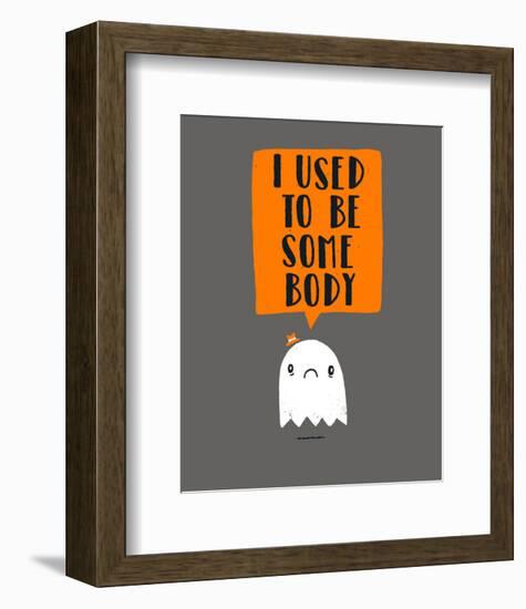 I Used To Be Some Body-Michael Buxton-Framed Art Print