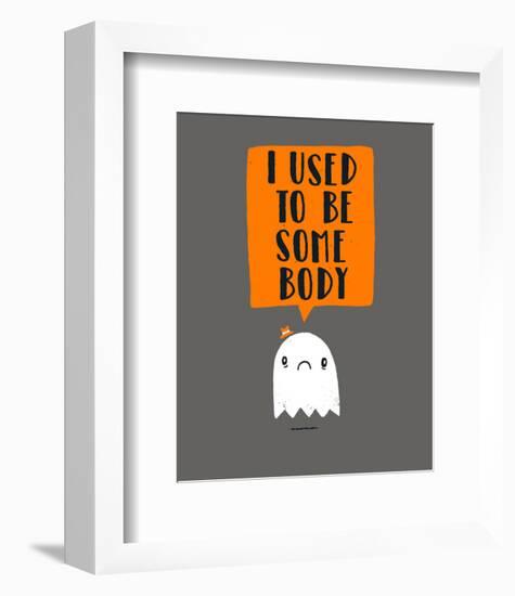 I Used To Be Some Body-Michael Buxton-Framed Art Print