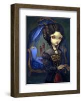 I Vampiri:? Bellissimo Letto-Jasmine Becket-Griffith-Framed Art Print