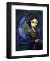 I Vampiri:? Bellissimo Letto-Jasmine Becket-Griffith-Framed Art Print