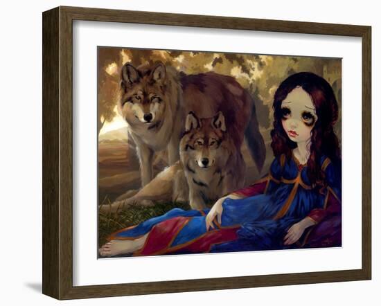 I Vampiri: I Lupi-Jasmine Becket-Griffith-Framed Art Print