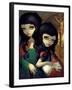 I Vampiri: La Sorelle-Jasmine Becket-Griffith-Framed Art Print