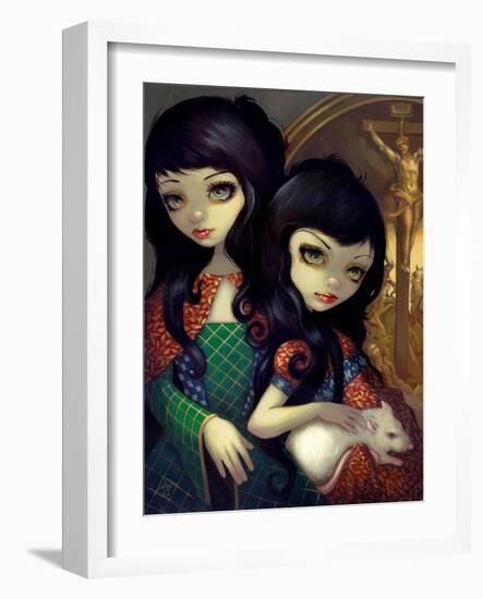 I Vampiri: La Sorelle-Jasmine Becket-Griffith-Framed Art Print