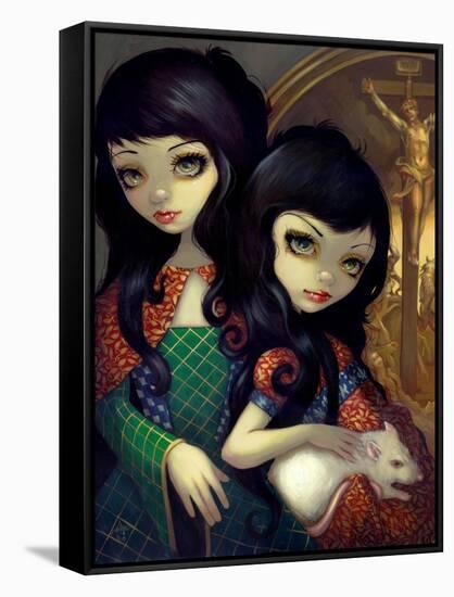 I Vampiri: La Sorelle-Jasmine Becket-Griffith-Framed Stretched Canvas