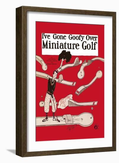 I've Gone Goofy over Minature Golf-null-Framed Art Print