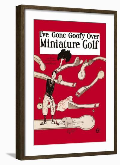 I've Gone Goofy over Minature Golf-null-Framed Art Print