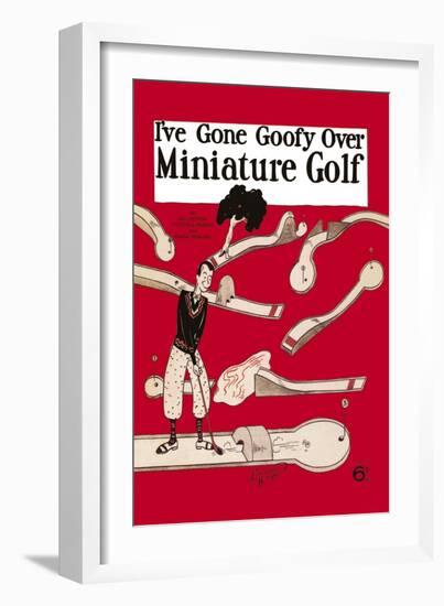 I've Gone Goofy over Minature Golf-null-Framed Art Print