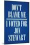 I Voted For Jon Stewart Political Poster Print-null-Mounted Poster