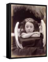 I Wait (Rachel Gurney as an Angel), 1872-Julia Margaret Cameron-Framed Stretched Canvas