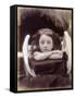 I Wait (Rachel Gurney as an Angel), 1872-Julia Margaret Cameron-Framed Stretched Canvas