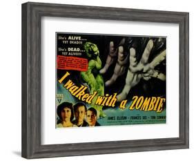 I Walked With a Zombie, 1943-null-Framed Art Print