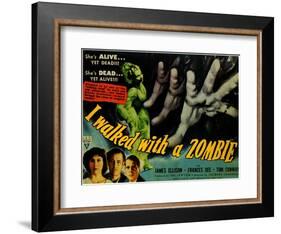 I Walked With a Zombie, 1943-null-Framed Art Print