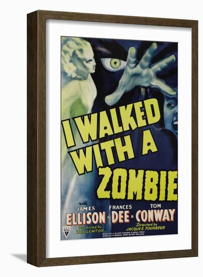 I Walked With A Zombie, 1943-null-Framed Art Print