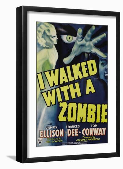 I Walked With A Zombie, 1943-null-Framed Art Print