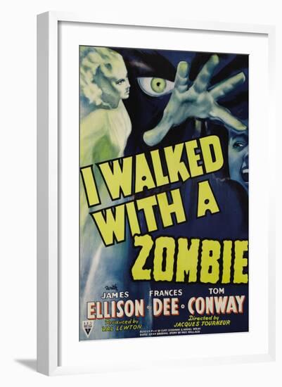 I Walked With A Zombie, 1943-null-Framed Art Print