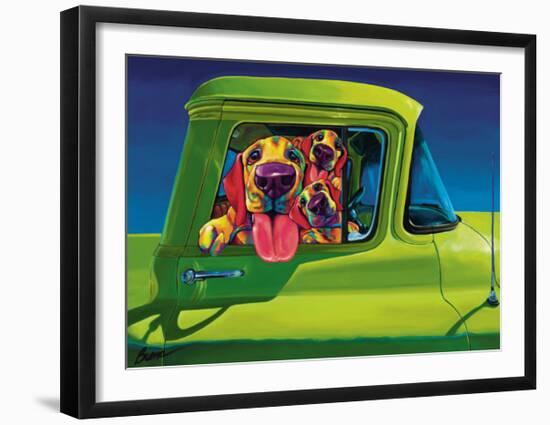 I Wanna Go-Ron Burns-Framed Art Print