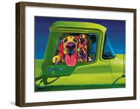 I Wanna Go-Ron Burns-Framed Art Print