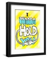 I Wanna Hold You - Tommy Human Cartoon Print-Tommy Human-Framed Art Print