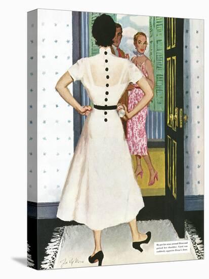 I Want A Divorce! - Saturday Evening Post "Leading Ladies", September 9, 1950 pg.24-Joe deMers-Stretched Canvas