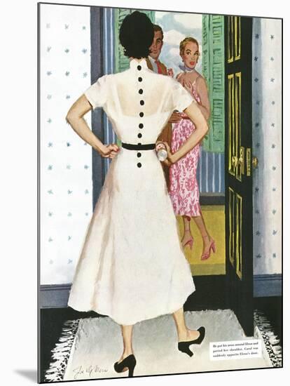 I Want A Divorce! - Saturday Evening Post "Leading Ladies", September 9, 1950 pg.24-Joe deMers-Mounted Giclee Print