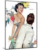 I Want A Man  - Saturday Evening Post "Leading Ladies", April 15, 1950 pg.40-Joe deMers-Mounted Giclee Print