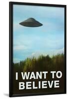 I Want To Believe-null-Lamina Framed Poster