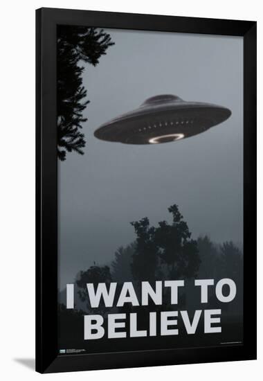 I Want To Believe-Trends International-Framed Poster