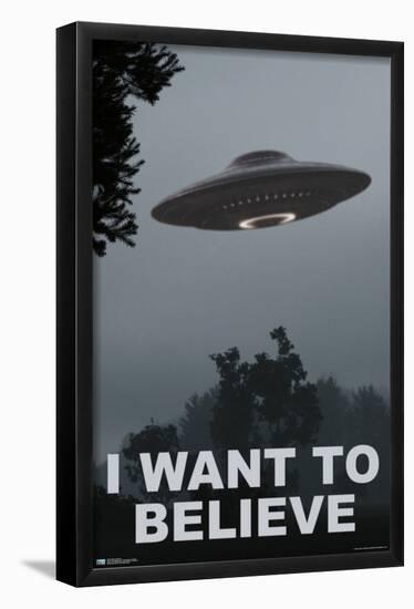 I Want To Believe-Trends International-Framed Poster