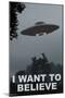 I Want To Believe-Trends International-Mounted Poster