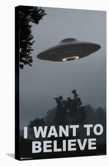 I Want To Believe-Trends International-Stretched Canvas