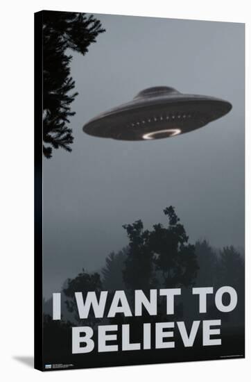 I Want To Believe-Trends International-Stretched Canvas