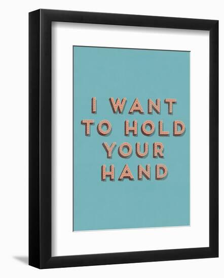 I Want to Hold Your Hand-null-Framed Giclee Print