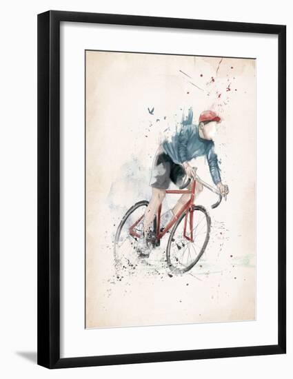 I Want to Ride My Bicycle-Balazs Solti-Framed Art Print