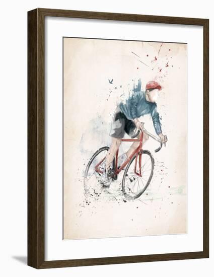 I Want to Ride My Bicycle-Balazs Solti-Framed Art Print