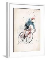 I Want to Ride My Bicycle-Balazs Solti-Framed Art Print