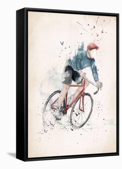I Want to Ride My Bicycle-Balazs Solti-Framed Stretched Canvas