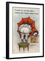 I Want to See the Place Where the Noise Comes From-null-Framed Giclee Print