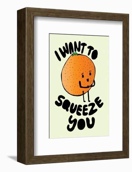 I Want To Squeeze You - Tom Cronin Doodles Cartoon Print-Tom Cronin-Framed Giclee Print