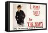 I Want You for the Navy, c.1917-Howard Chandler Christy-Framed Stretched Canvas