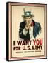 I Want You for the U.S. Army Recruitment Poster-James Montgomery Flagg-Framed Stretched Canvas