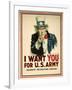 I Want You for the U.S. Army Recruitment Poster-James Montgomery Flagg-Framed Giclee Print