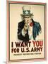 I Want You for the U.S. Army Recruitment Poster-James Montgomery Flagg-Mounted Giclee Print