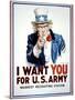 I Want You for the U.S. Army-James Montgomery Flagg-Mounted Art Print