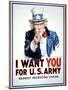 I Want You for the U.S. Army-James Montgomery Flagg-Mounted Art Print