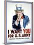 I Want You for the U.S. Army-James Montgomery Flagg-Mounted Premium Giclee Print