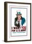 I Want You for the U.S. Army-James Montgomery Flagg-Framed Art Print