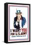 I Want You for the U.S. Army-James Montgomery Flagg-Framed Stretched Canvas